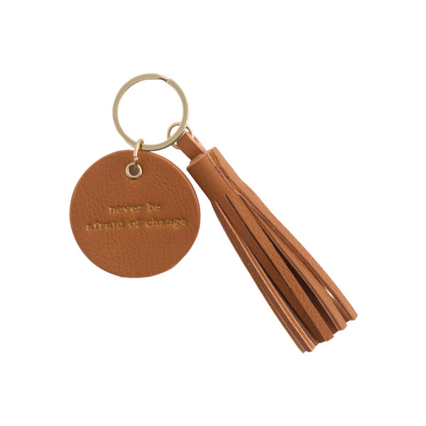 kaisercraft PU Circle & Tassel Keyring - Never Change