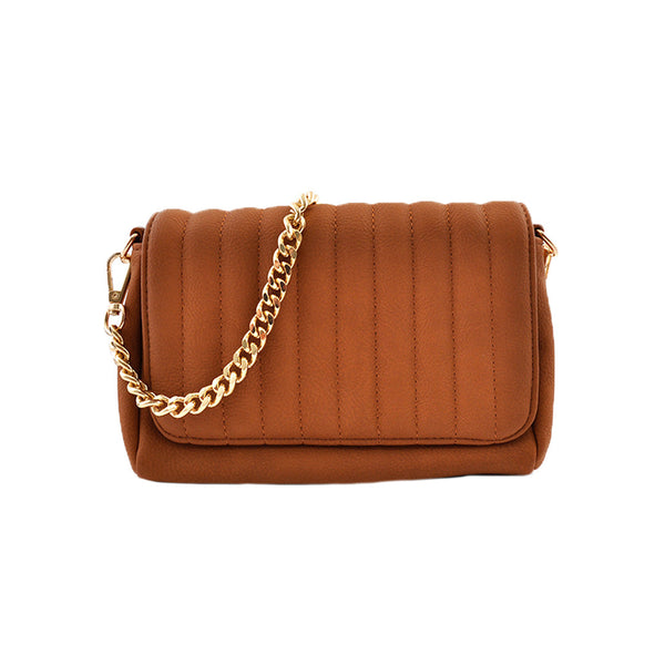 kaisercraft PU Textured Side Bag - Tan