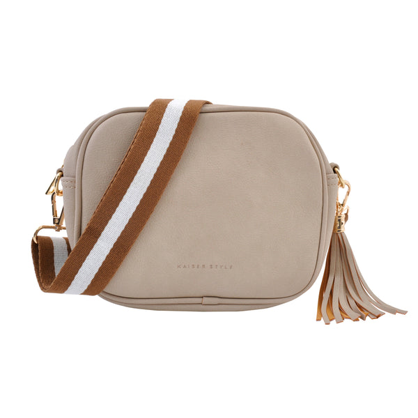 kaisercraft PU Textured Strap Side Bag - BEIGE