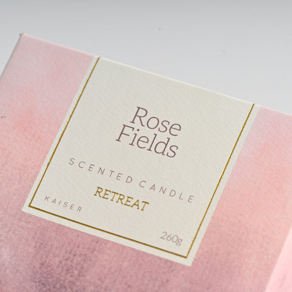 Kaisercraft Retreat Candle 260g - ROSE FIELDS
