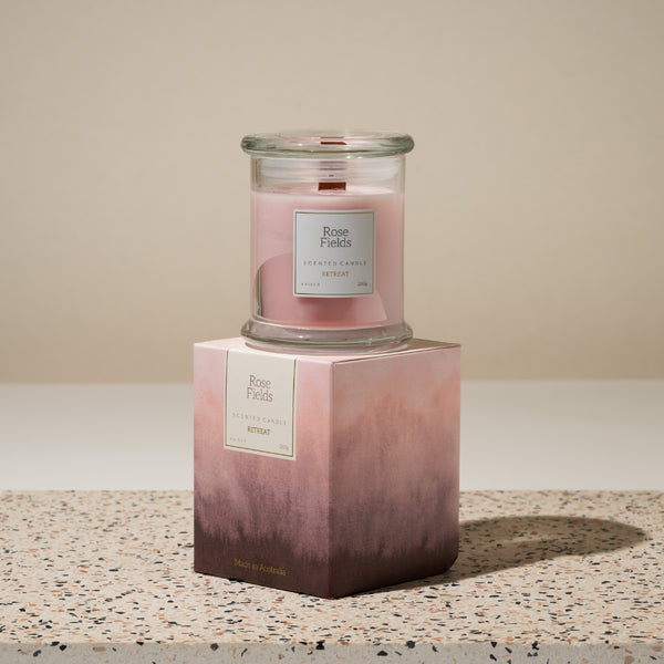 kaisercraft Retreat Candle 260g - ROSE FIELDS
