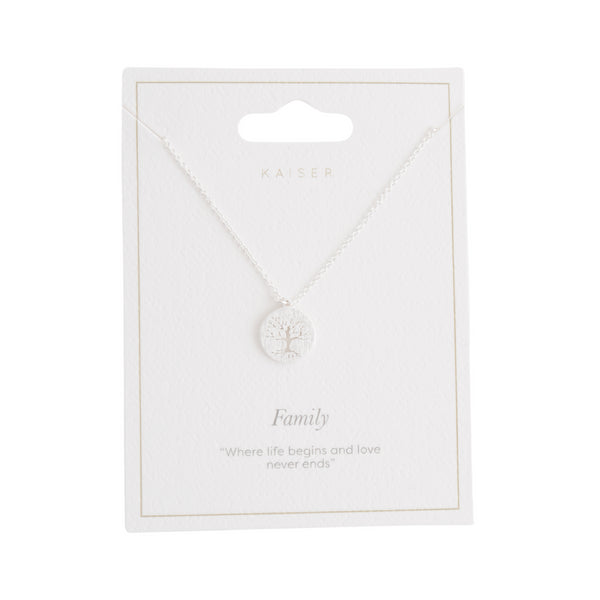 kaisercraft Silver Necklace - Tree Of Life