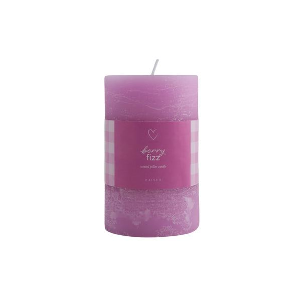 kaisercraft Sweethearts Pillar Candle - Berry Fizz