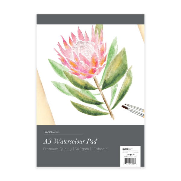 kaisercraft Watercolour Pad A3 12 sheets