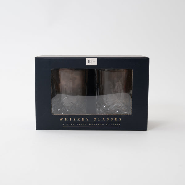 Kaisercraft Whiskey Glasses 2Pk - Diamond