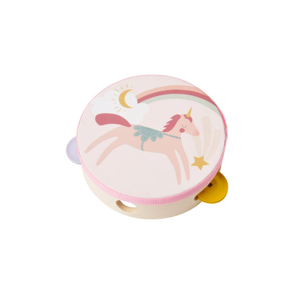 kaisercraft Wooden Tambourine - Unicorn