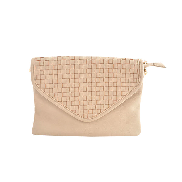 kaisercraft Woven Clutch Bag - Beige