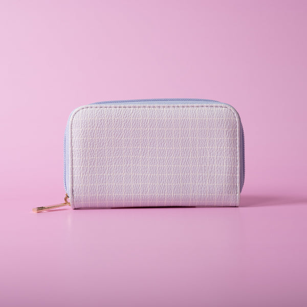 Kaisercraft One Of A Kind Small Zip Purse - Lilac Grid