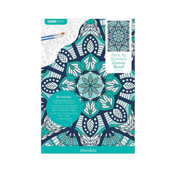kaisercraft Paint By Numbers A4 Canvas Board - Mandala