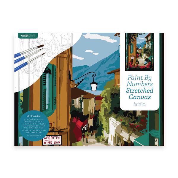 kaisercraft Paint By Numbers Stretched Canvas 30x40cm - Lake Como
