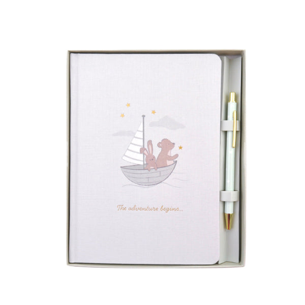 kaisercraft Pregnancy Journal with Pen - Baby Adventures