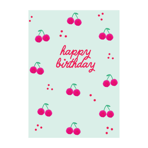 kaisercraft Premium Greeting Card SUMMER SPRINGS - Cherry
