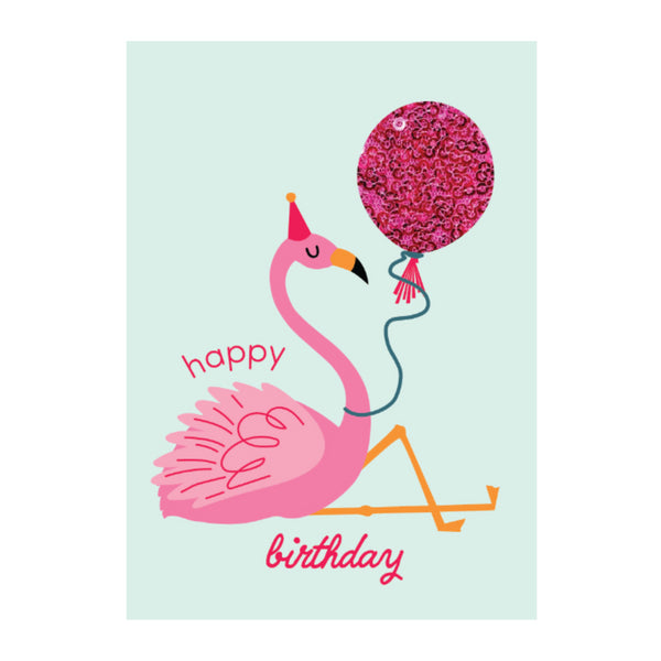 kaisercraft Premium Greeting Card SUMMER SPRINGS - Flamingo
