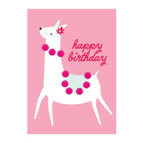 kaisercraft Premium Greeting Card SUMMER SPRINGS - Llama