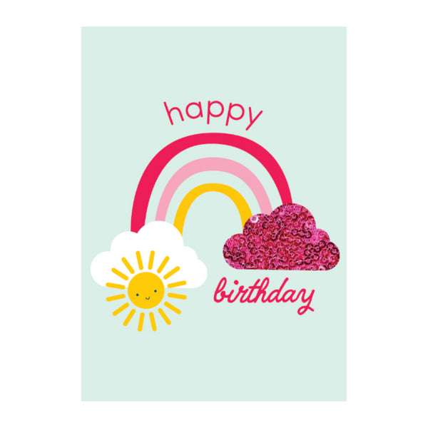 kaisercraft Premium Greeting Card SUMMER SPRINGS - Rainbow