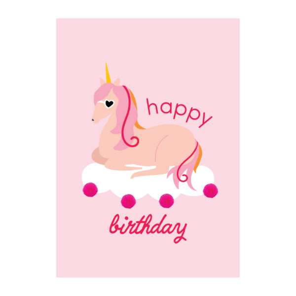 kaisercraft Premium Greeting Card SUMMER SPRINGS - Unicorn Cloud
