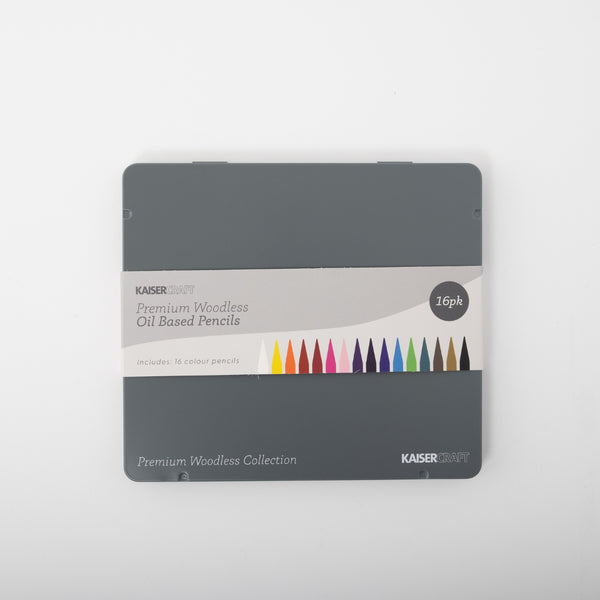 Kaisercraft Premium Woodless Oil Based Pencils 16 Pack