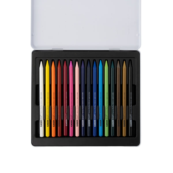 kaisercraft Premium Woodless Oil Based Pencils 16 Pack
