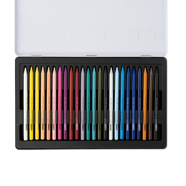 kaisercraft Premium Woodless Oil Based Pencils 24 Pack