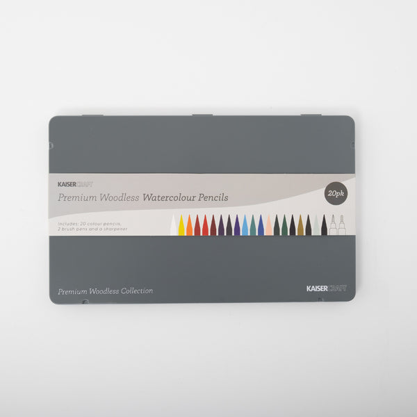 Kaisercraft Premium Woodless Watercolour Pencils 20 Pack