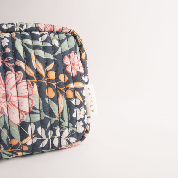 Kaisercraft Quilted Accessories Small Bag - NAVY BLOOM
