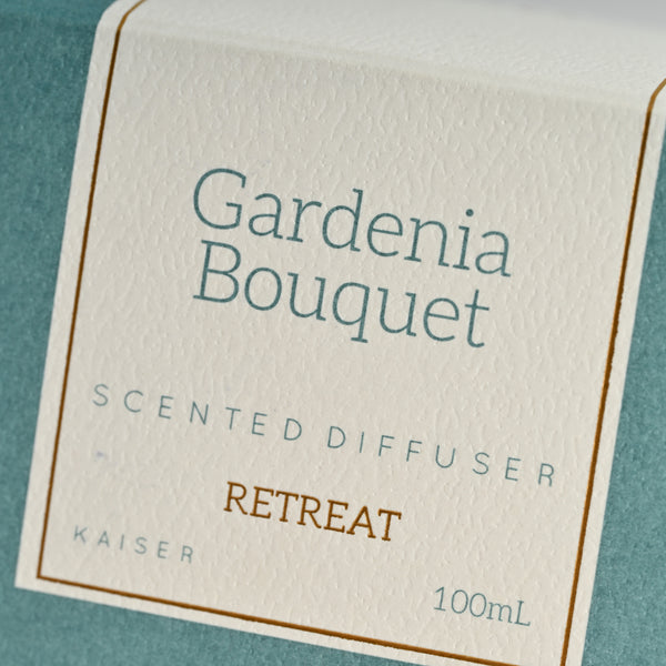 Kaisercraft Retreat Reed Diffuser 100ml - GARDENIA BOUQUET