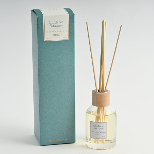 kaisercraft Retreat Reed Diffuser 100ml - GARDENIA BOUQUET
