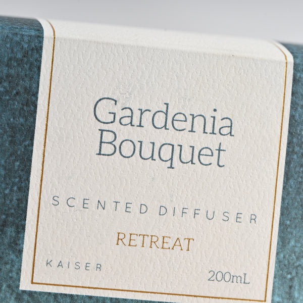 Kaisercraft Retreat Reed Diffuser 200ml - GARDENIA BOUQUET