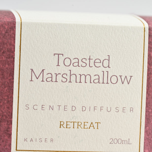 Kaisercraft Retreat Reed Diffuser 200ml - TOASTED MARSHMALLOW
