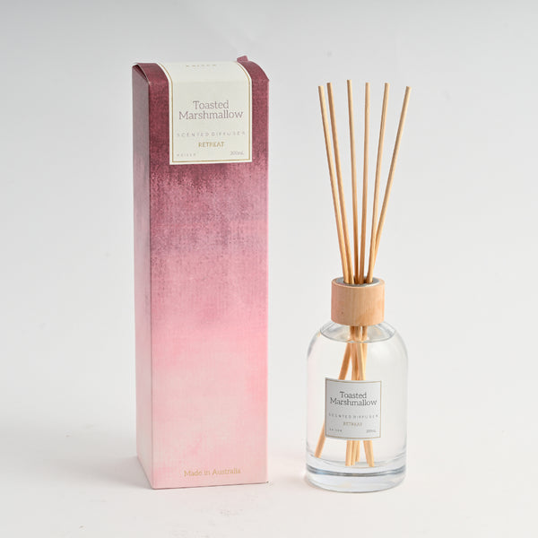 kaisercraft Retreat Reed Diffuser 200ml - TOASTED MARSHMALLOW