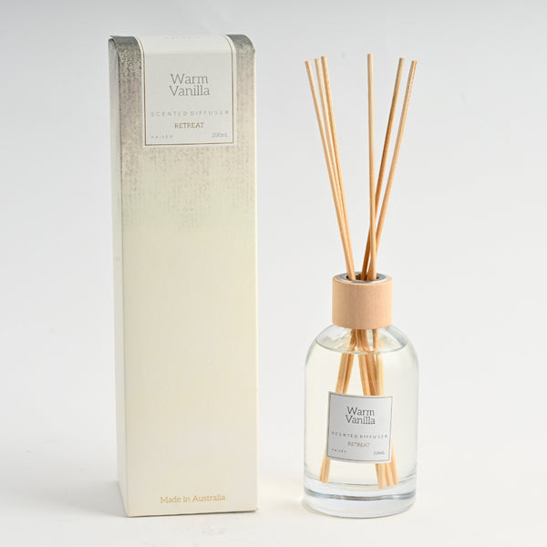kaisercraft Retreat Reed Diffuser 200ml - WARM VANILLA