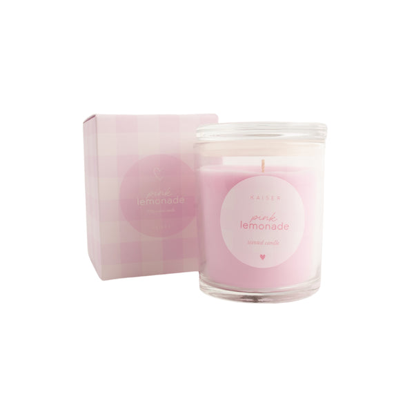 kaisercraft Sweethearts Medium Candle - Pink Lemonade