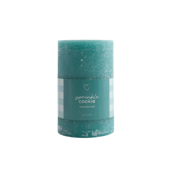 kaisercraft Sweethearts Pillar Candle - Sprinkle Cookie