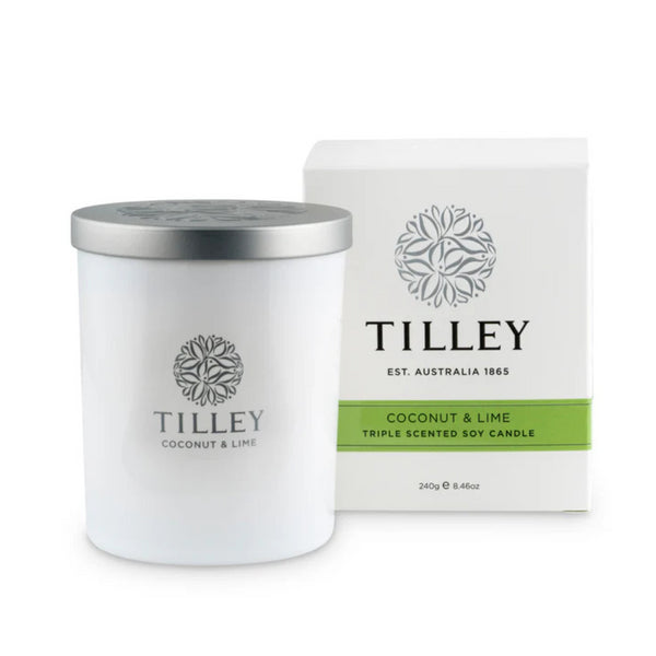 kaisercraft Tilley Coconut & Lime Soy Candle 240g/ 45 hour
