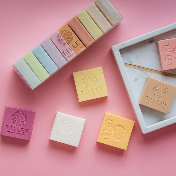 Kaisercraft Tilley Marble Rainbow Soaps Gift Pack 10 X 50g