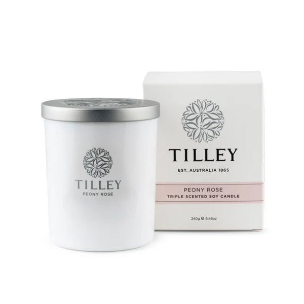 kaisercraft Tilley Peony Rose Soy Candle 240g / 45 hour