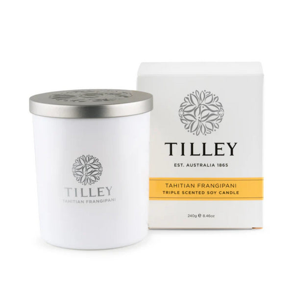 kaisercraft Tilley Tahitia Fangipani Soy Candle 240g/ 45 hour