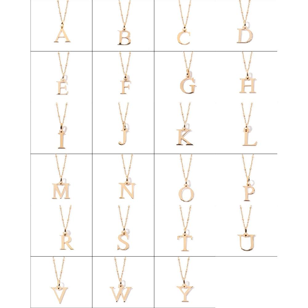 kalaika FINE INITIAL  NECKLACE