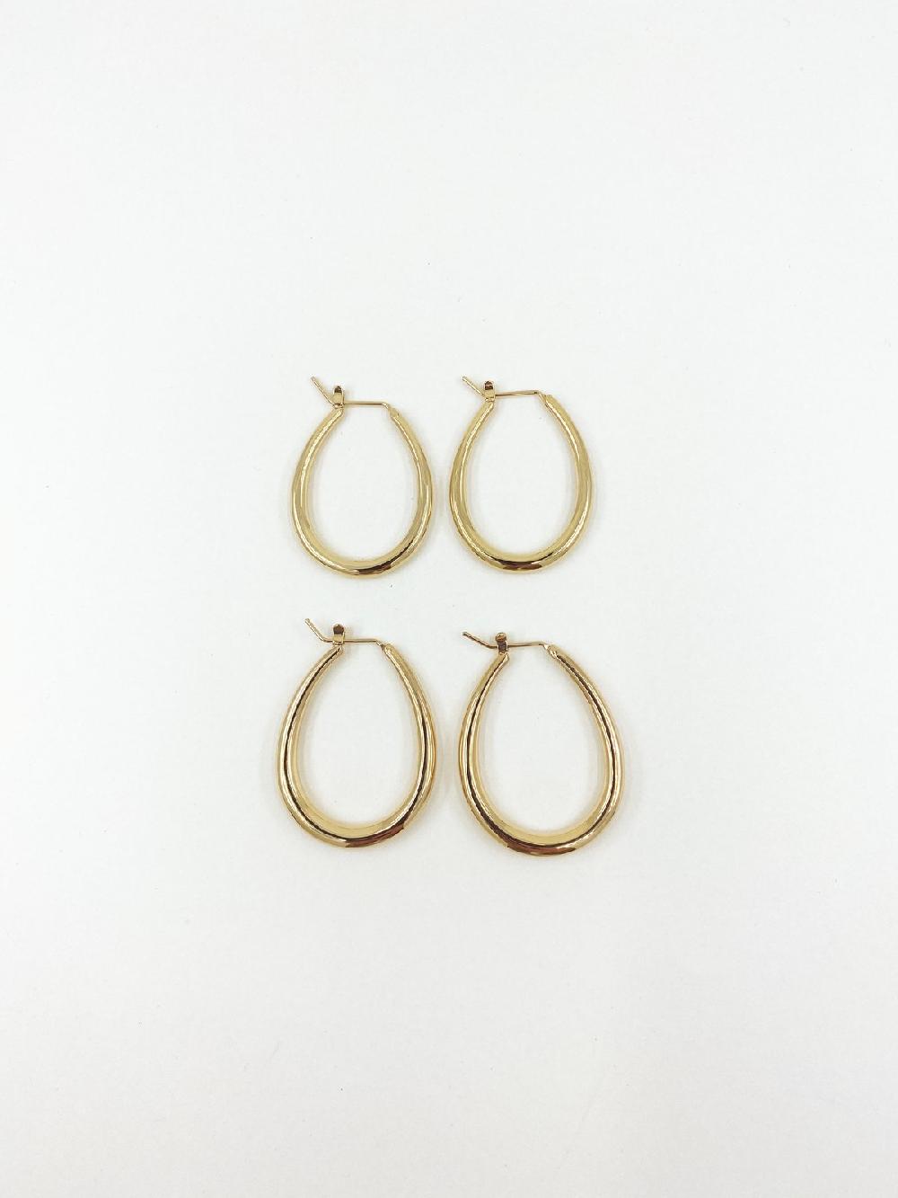 kalaika OVAL TUBE CREOLES