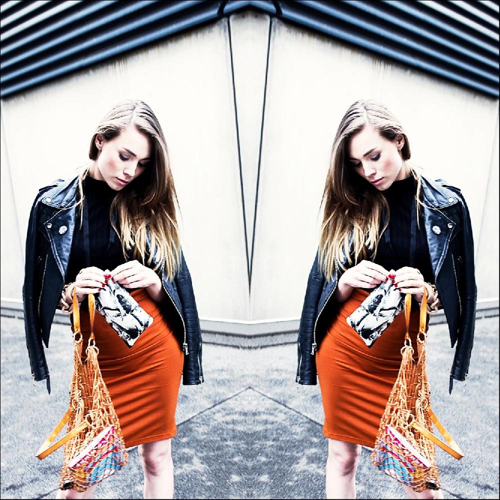 Kalaika PREMIUM METALLICNETZTASCHE NETBAG