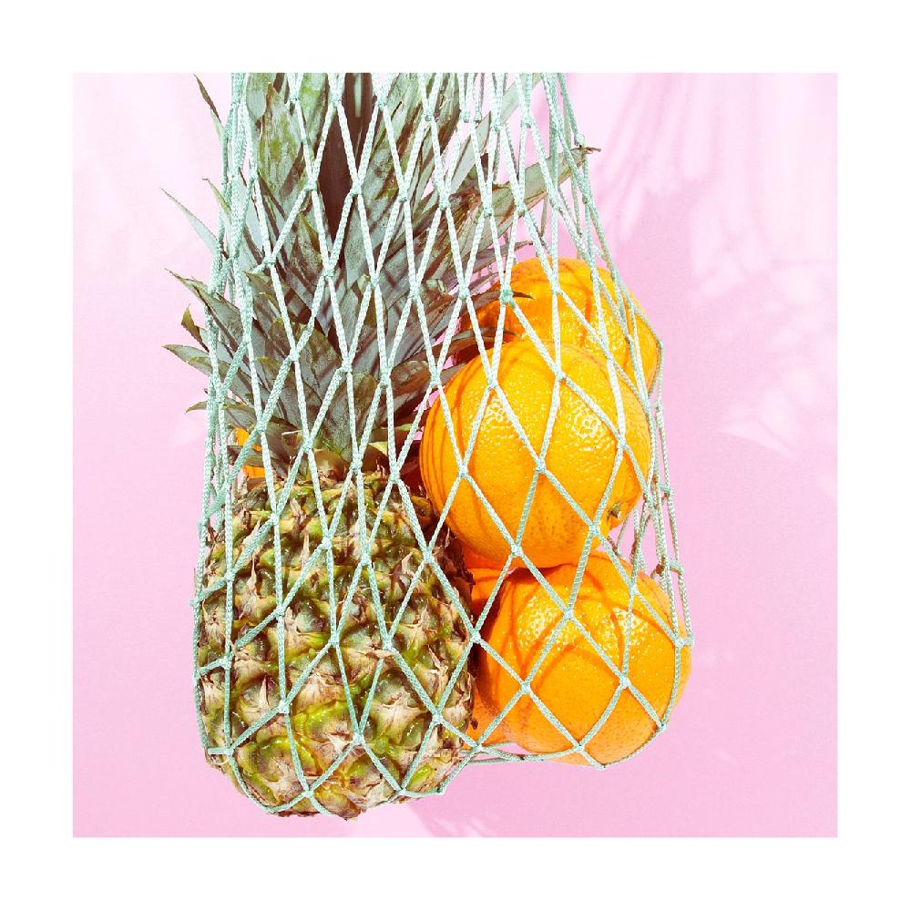 Kalaika SHOPPING NETBAGECO MESH BAGBLACK&MINT