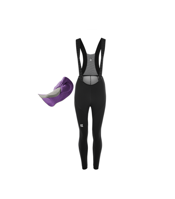 kalas PASSION Z3 Bib tights Diamond + pad black WOMEN
