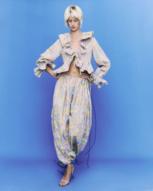 Kalmanovich Batiste Harem Trousers