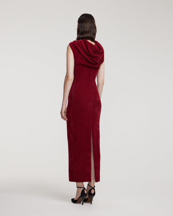 Kalmanovich Bustier Dress With Hood