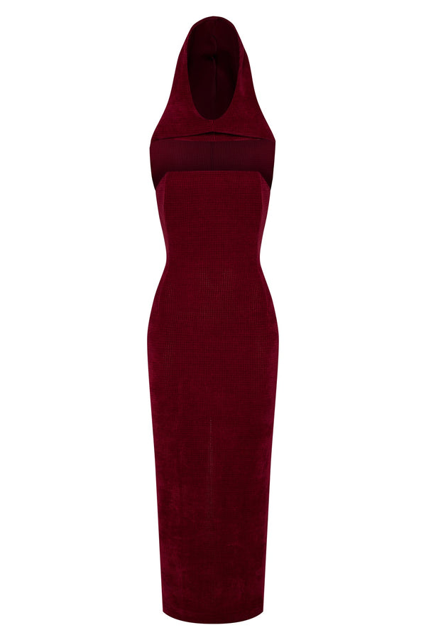 kalmanovich Bustier dress with hood