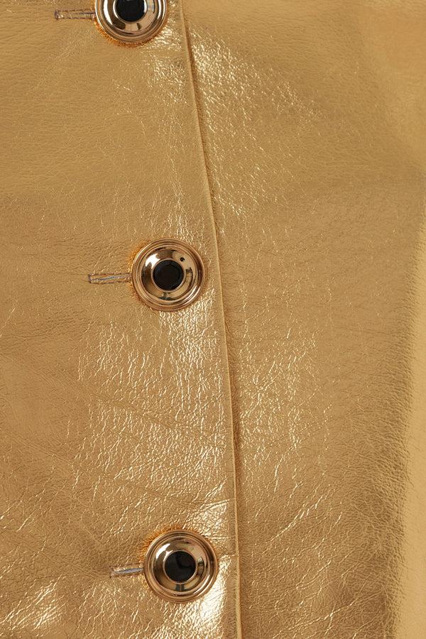 Kalmanovich Cropped Leather Jacket