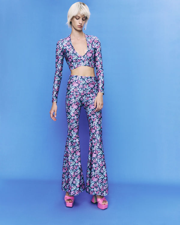 Kalmanovich Floral Crop-top