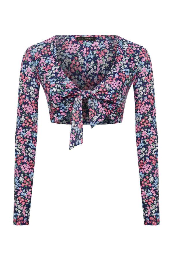 kalmanovich Floral crop-top