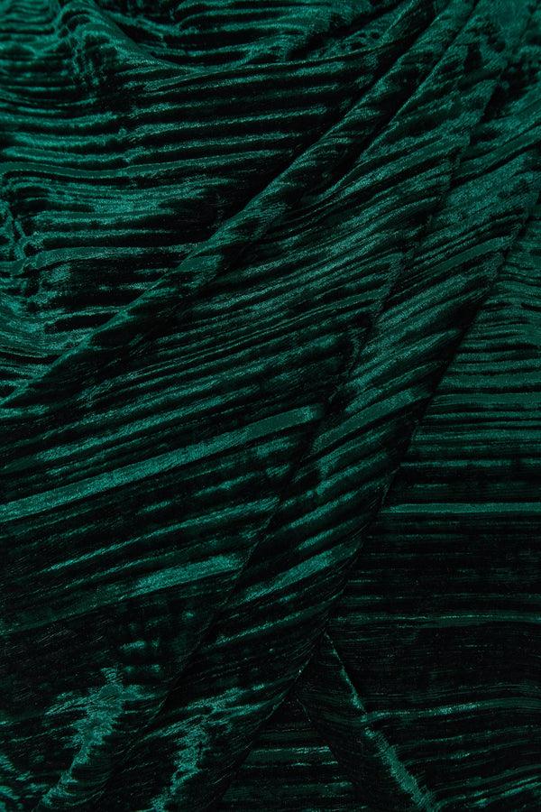 Kalmanovich Full Length Velvet Sleeveless Dress