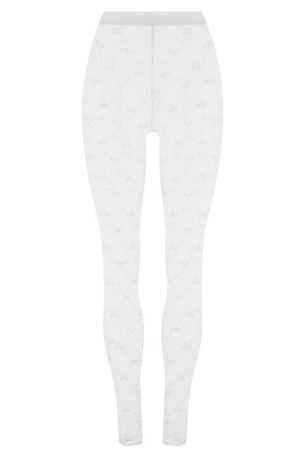 Kalmanovich Lace Leggings With Bows